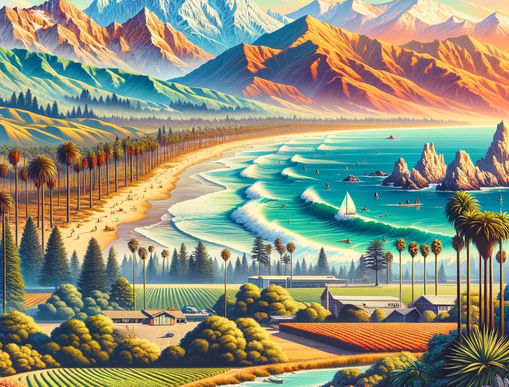 landscapes of california :Golden State