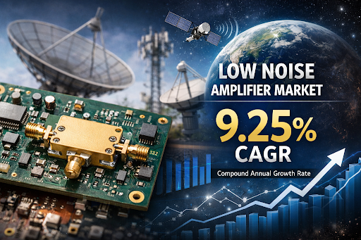 Low Noise Amplifier Market Size to Reach USD 7.02 Billion by 2032, Growing at 9.25% CAGR | Industry Outlook